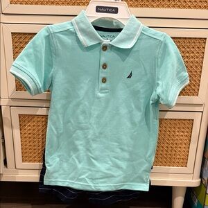 NWOT Nautica Kids Polo Shirt & Shorts set